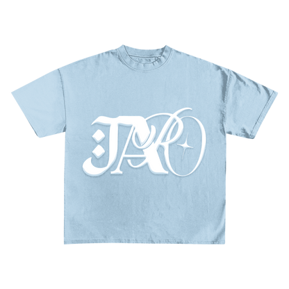 Puff Print Jaro Vol. 1 Oversized Shirt Baby Blue