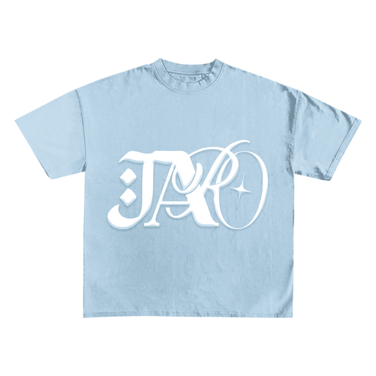 Puff Print Jaro Vol. 1 Oversized Shirt Baby Blue