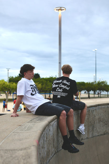 Puff Print Jaro Vol. 1 Oversized Shirt White