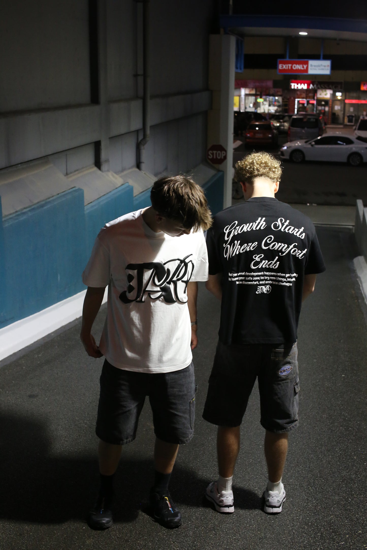 Puff Print Jaro Vol. 1 Oversized Shirt White