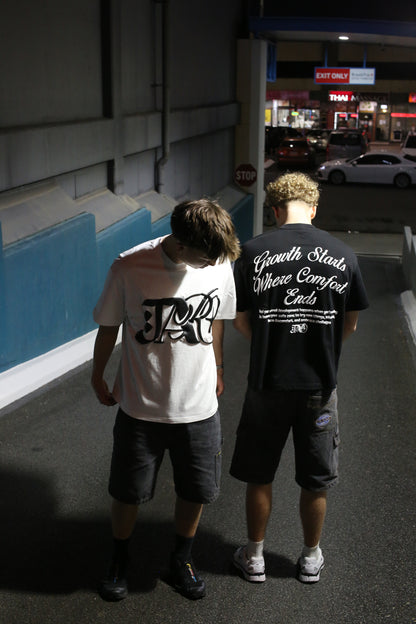 Puff Print Jaro Vol. 1 Oversized Shirt White