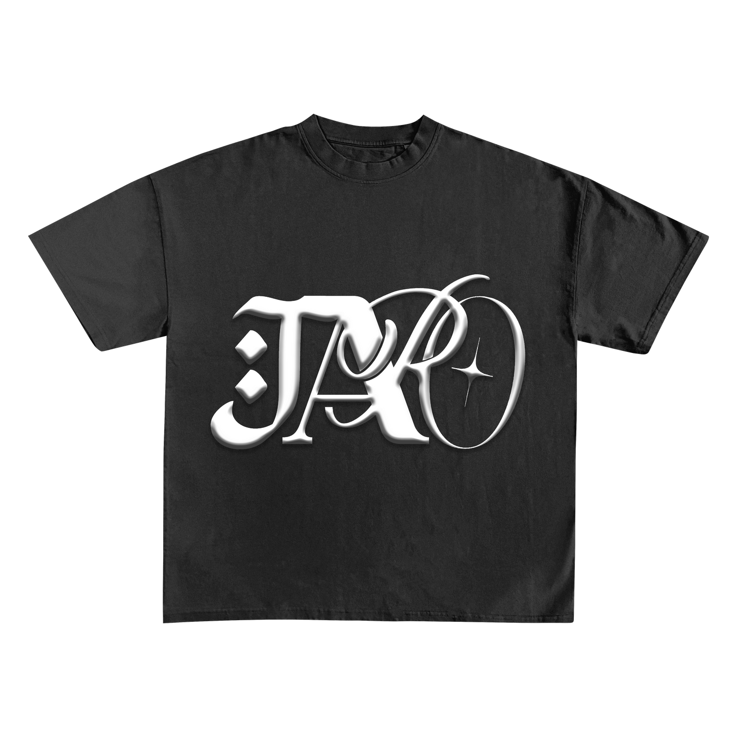 Puff Print Jaro Vol. 1 Oversized Shirt Black